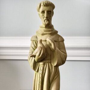 St Francis Of Assisi Figurine NWOT * Flawless